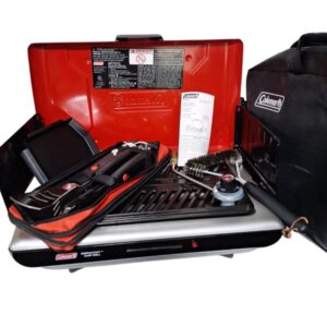 Coleman PerfectFlow 11,000BTU Tube Burner Performance Camp Grill 9924 Propane - Used - Good Condition