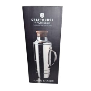 Crafthouse by Fortessa Signature Double-Wall Jumbo Cocktail Shaker 50oz - New Open Box