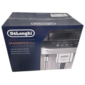 De'Longhi Magnifica Evo Automatic Espresso Machine with Frother and Preset Recip - New Open Box