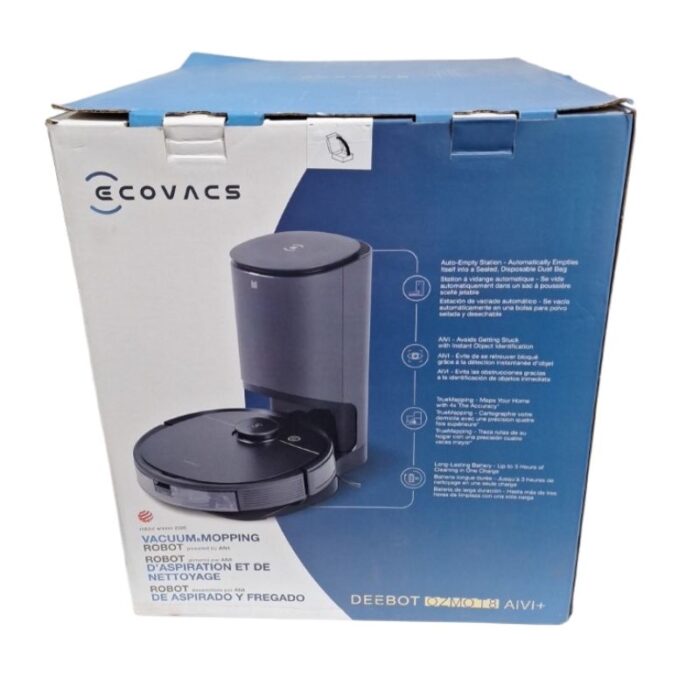 Ecovacs - Deebot Ozmo T8 AIVI Mopping Robotic Vacuum Cleaner