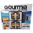 Gourmia 11 Quart Dual Basket Air Fryer 8 Functions with 4-Layer Cooking