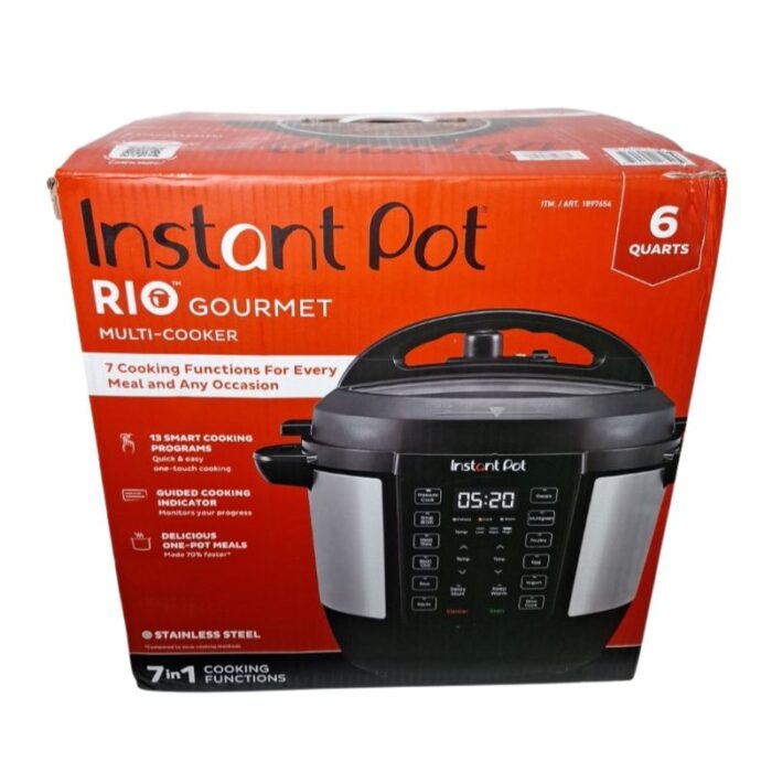 Instant Pot RIO Gourmet 6-quart multi-cooker 7-in-1 slow-cooking