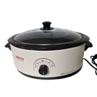 Nesco 6 Qt. Porcelain Roaster Oven, White, 4816-14
