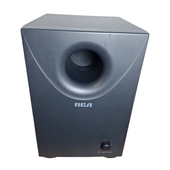 RCA SP0500AW Powered Subwoofer Deep Bass Home Audio Speaker