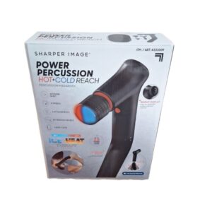 Sharper Image Power Percussion Hot + Cold Reach Percussion Massager - New Open Box