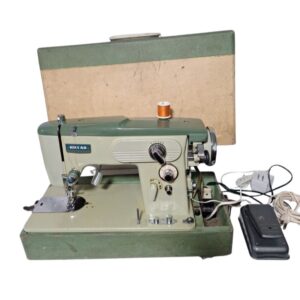 Vintage Riccar RZ-204B Sewing Machine with Foot Pedal, Case, Light - Used - Good Condition