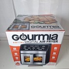 USED Gourmia 8 Quart Digital Electric Air Fryer 450F Guided Cooking Prompts