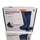 Sharper Image Flex Leg Recovery Air Compression Boots Large/X-Large 5'9-6'3 BLUE - New Open Box