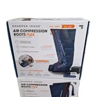 Sharper Image Flex Leg Recovery Air Compression Boots Small/Medium 5'0-5'8 BLUE - New Open Box