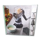 MIU ROTARY FOOD GRATER with 5 Stainless Steel Drum Attachments Hand Crank - New