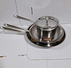 All-Clad D3 3-Ply Bonded Cookware Stainless Steel 4pc Set - New Open Box