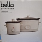 Bella Slow Cooker Set,  6-Quart  & 2-Quart Programmable - New