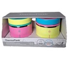 ThermoFlash 20oz Insulated Food Jar 2-Pack Hot 12Hr , Cold 24Hr  w/ Handle - New