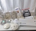 FoodSaver 3 Piece Vacuum Storage Canister Set Plus Compact II - New Open Box