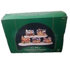 VTG Christmas House Village 5Pc Set Light Classics 90s Santas Best Miniature - New Open Box