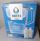 Brita Champlain 10 Cup Water Filter Pitcher & 2 Filters With SmartLight Reminder - New Open Box