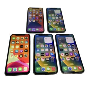 Lot of 5 Apple iPhone X (64GB, 256GB) - Unlocked - Good Pre-Owned
